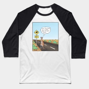 Kangaroo wants to meet females Baseball T-Shirt